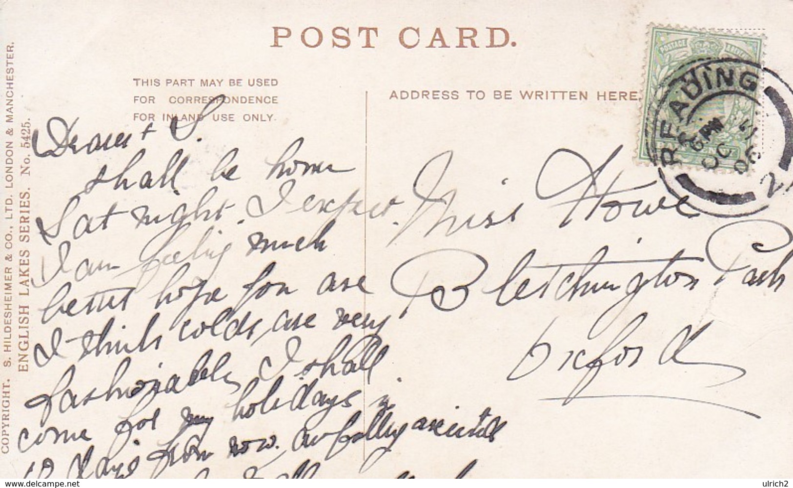 PC Catbells - Cat Bells - Derwentwater - 1905 (46889) - Other & Unclassified