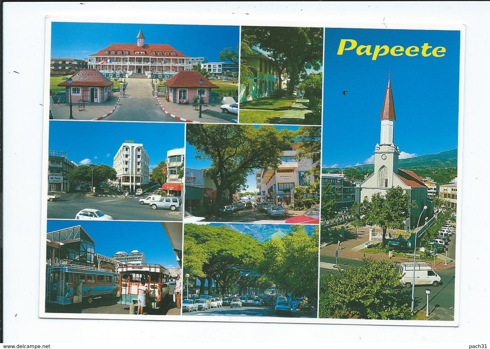Carte Postale Multi-vues De Papeete - Polinesia Francesa