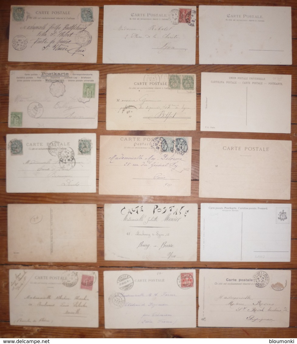 CPA / Lot De 15 Cartes Postales Anciennes / Illustrations Art Nouveau - Pittura & Quadri