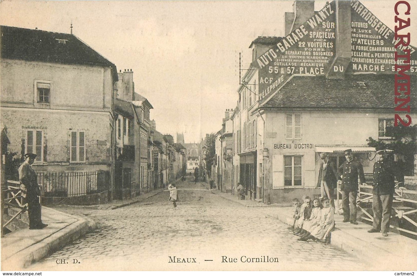 MEAUX RUE CORNILLON AUTO-GARAGE WANTZ CARROSSERIE OCTROI  77 SEINE-ET-MARNE - Meaux