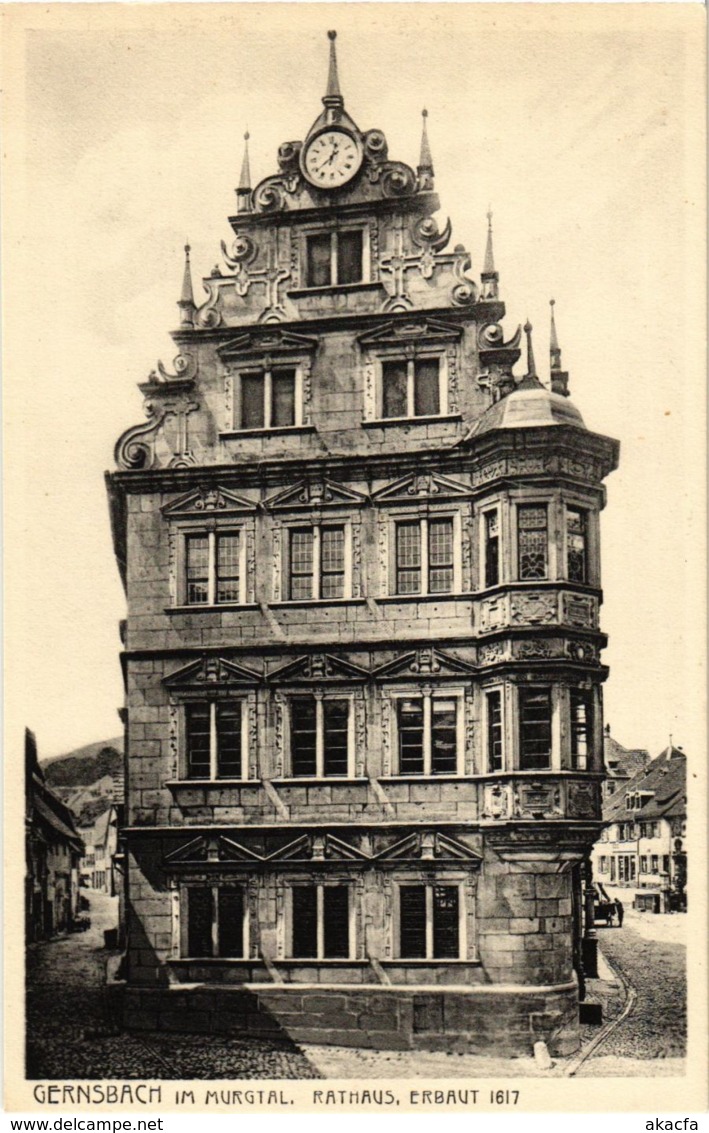 CPA AK Gernsbach- Rathaus GERMANY (946605) - Gernsbach