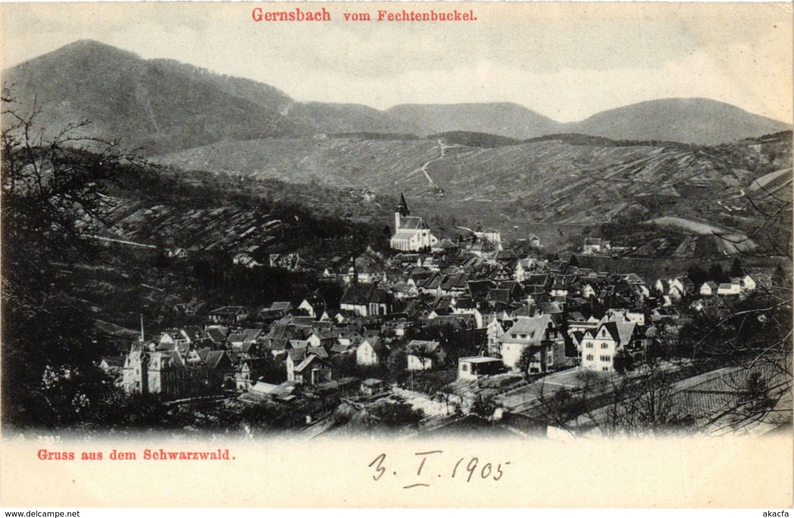 CPA AK Gernsbach- GERMANY (946637) - Gernsbach