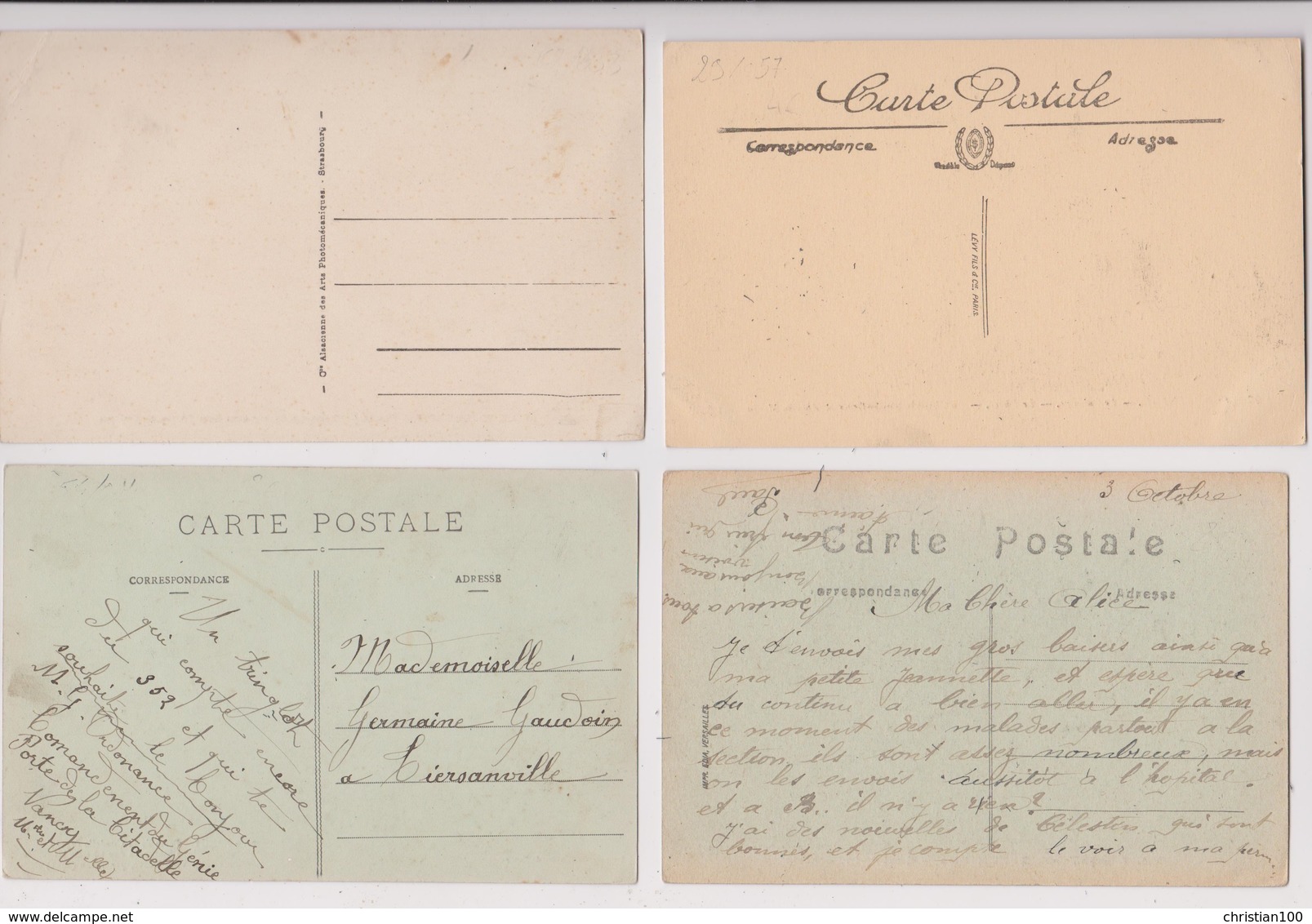 LOT DE 44 " PETITES " CPA DE FRANCE : 31 ONT CIRCULE - TOUTES SCANNEES RECTO VERSO -z 22 SCANS z-