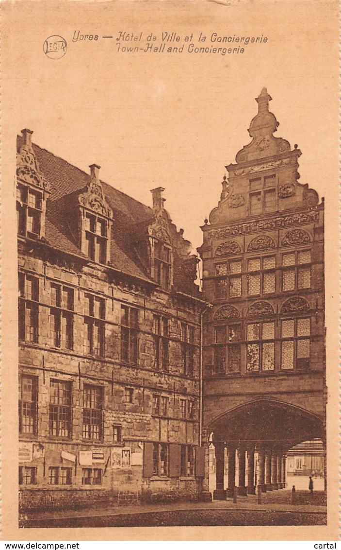 YPRES - Hôtel De Ville Et La Conciergerie - Ieper