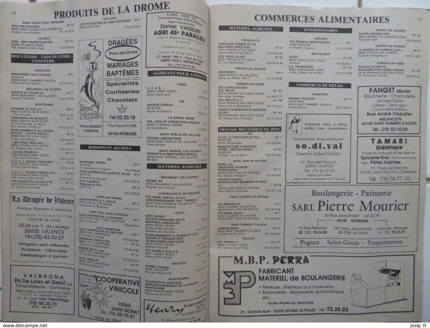 ANNUAIRE POSTAL DU MINISTÈRE DES PTT, ÉDITION 1983-1984- DRÔME- Correspond Aux Pages Jaunes Actuelles - Annuaires Téléphoniques