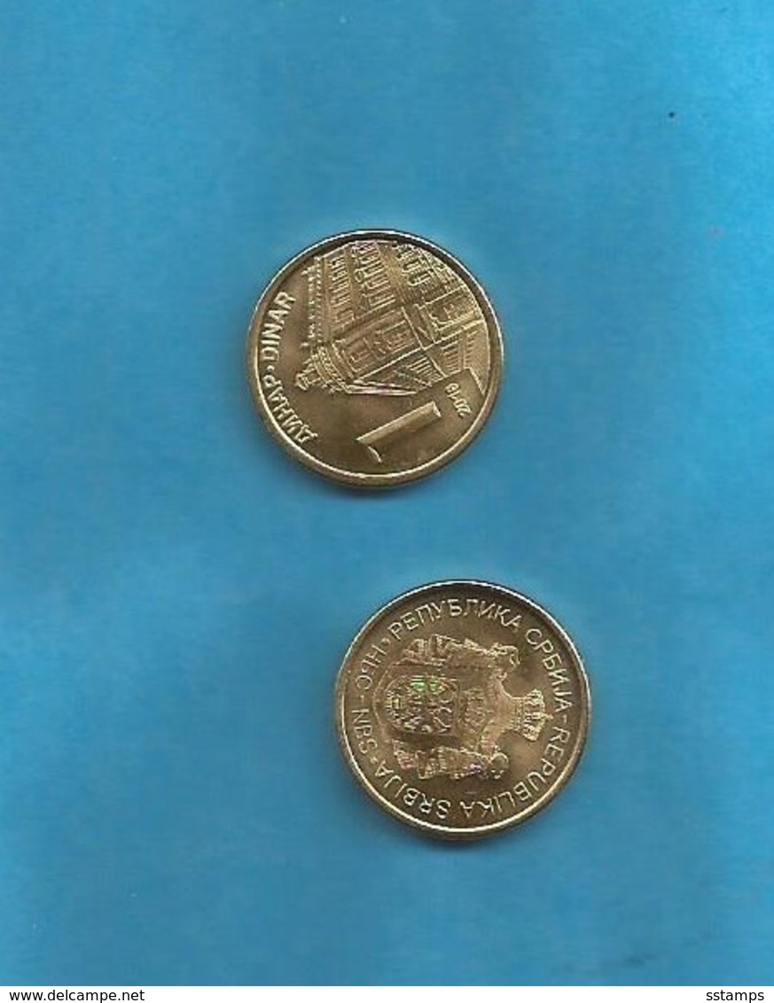 2016  X  UNC SRBIJA SERBIA 1  DINAR MONETA  UNC - Serbia