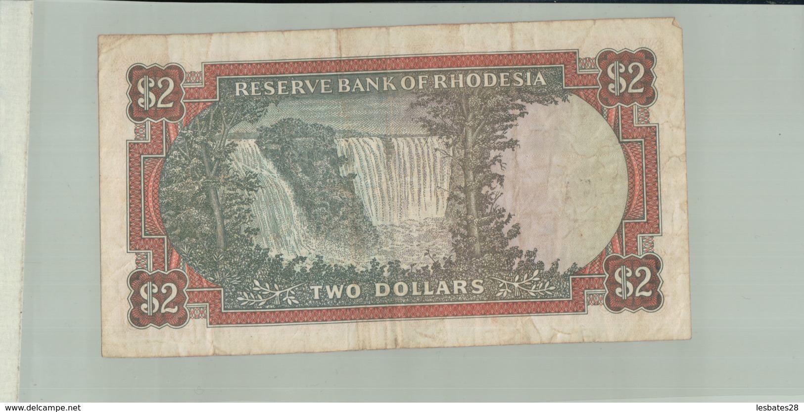 Billet De Banque Rhodesia, Reserve Bank Of Rhodesia 2 Dollars 1975 Janv 2020  Clas Gera - Rhodesië