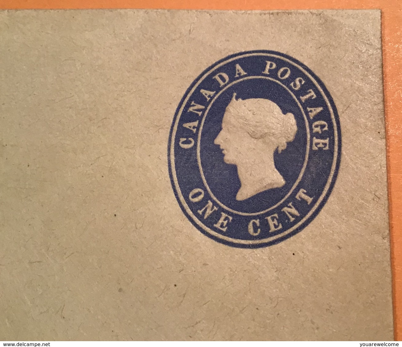 Canada 1894: Printed To Private Order Postal Stationery Envelope 1c Blue Queen Victoria On Manila, Unused - 1860-1899 Reign Of Victoria