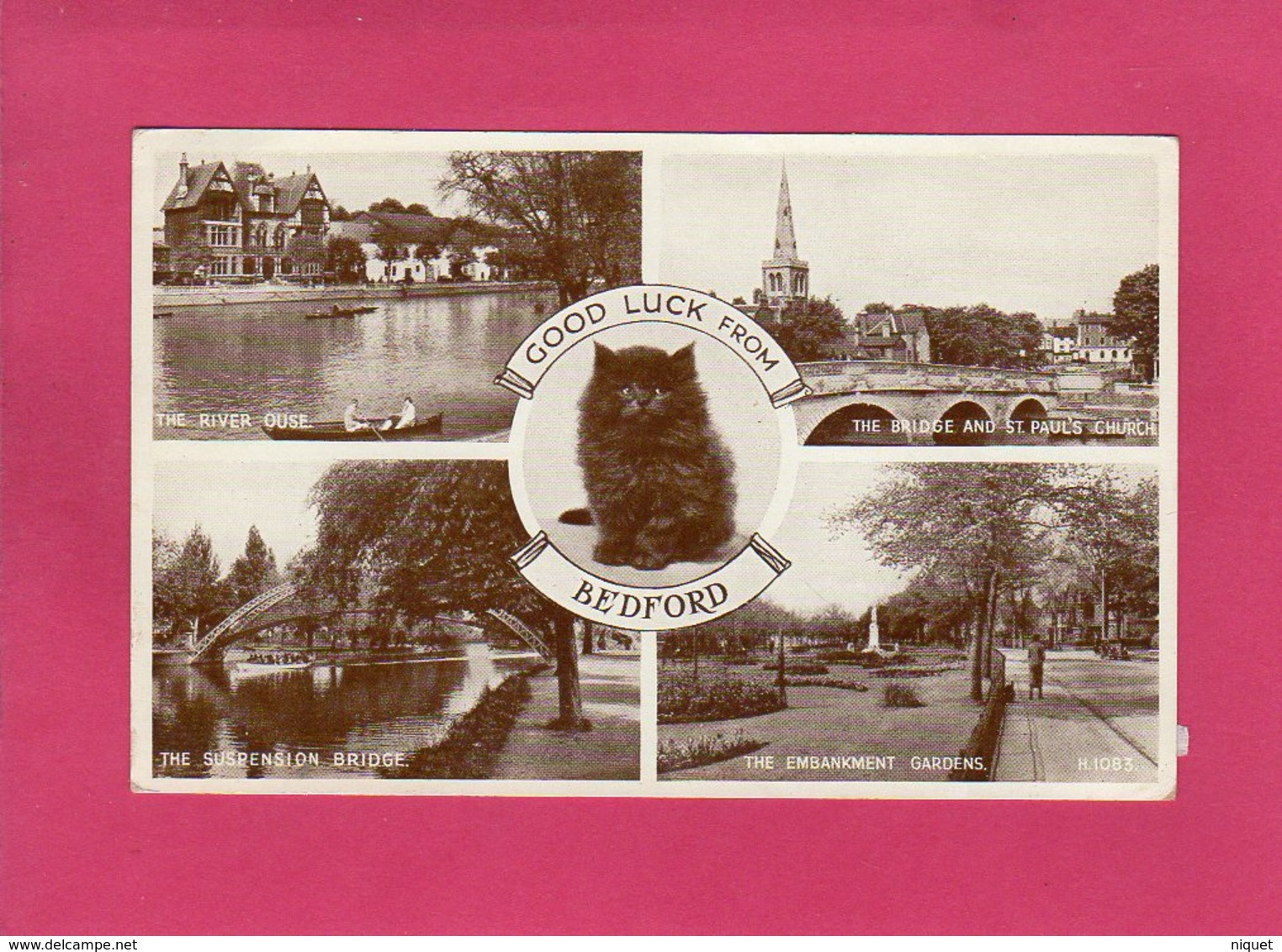 ANGLETERRE, Bedfordshire, Good Luck From BEDFORD, Multivues, () - Bedford
