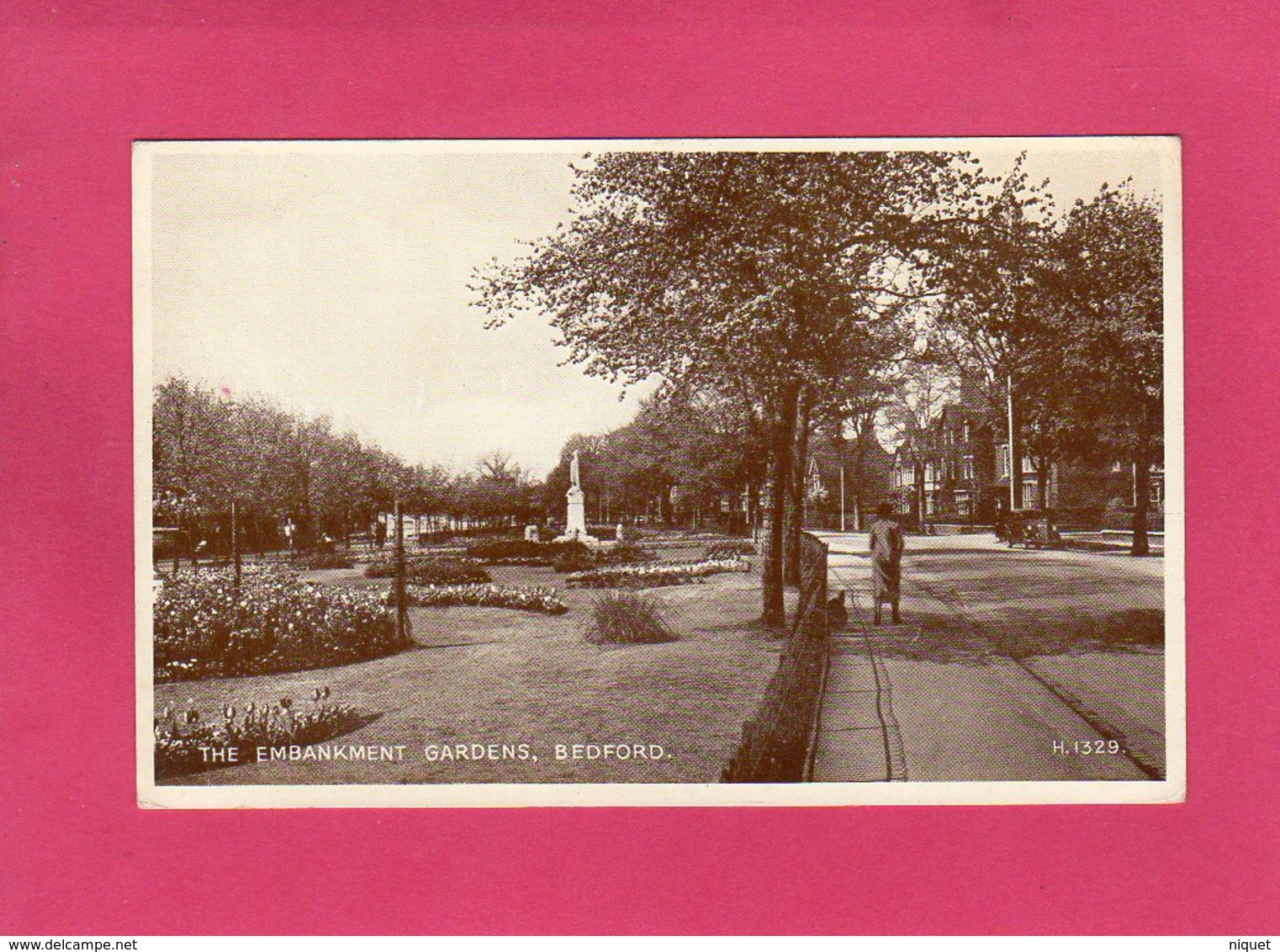 ANGLETERRE, Bedfordshire, BEDFORD, The Embankment Gardens, Animée, () - Bedford