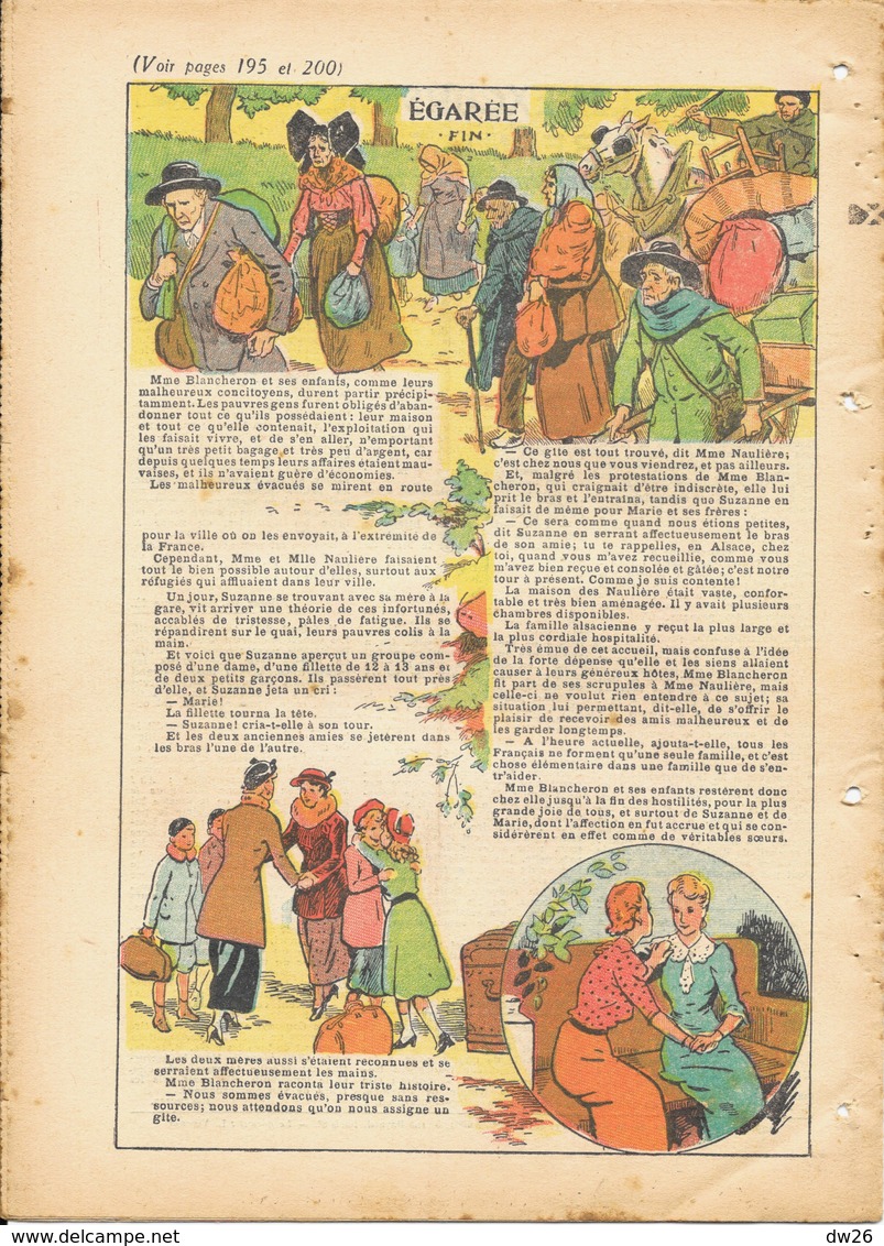 Journal Hebdomadaire: Bernadette - N° 535 - 31 Mars 1940 - Egarée - Bernadette