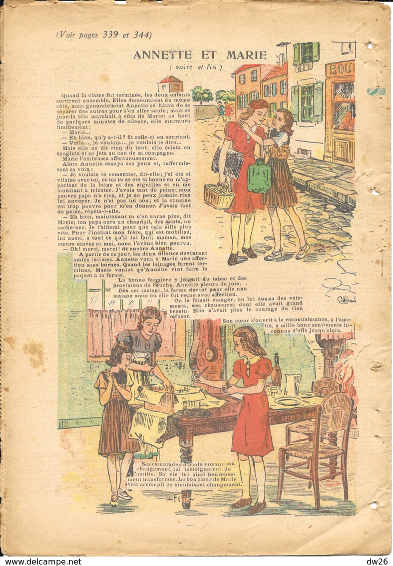 Journal Hebdomadaire: Bernadette - N° 544 - 2 Juin 1940 - Anette Et Marie - Bernadette