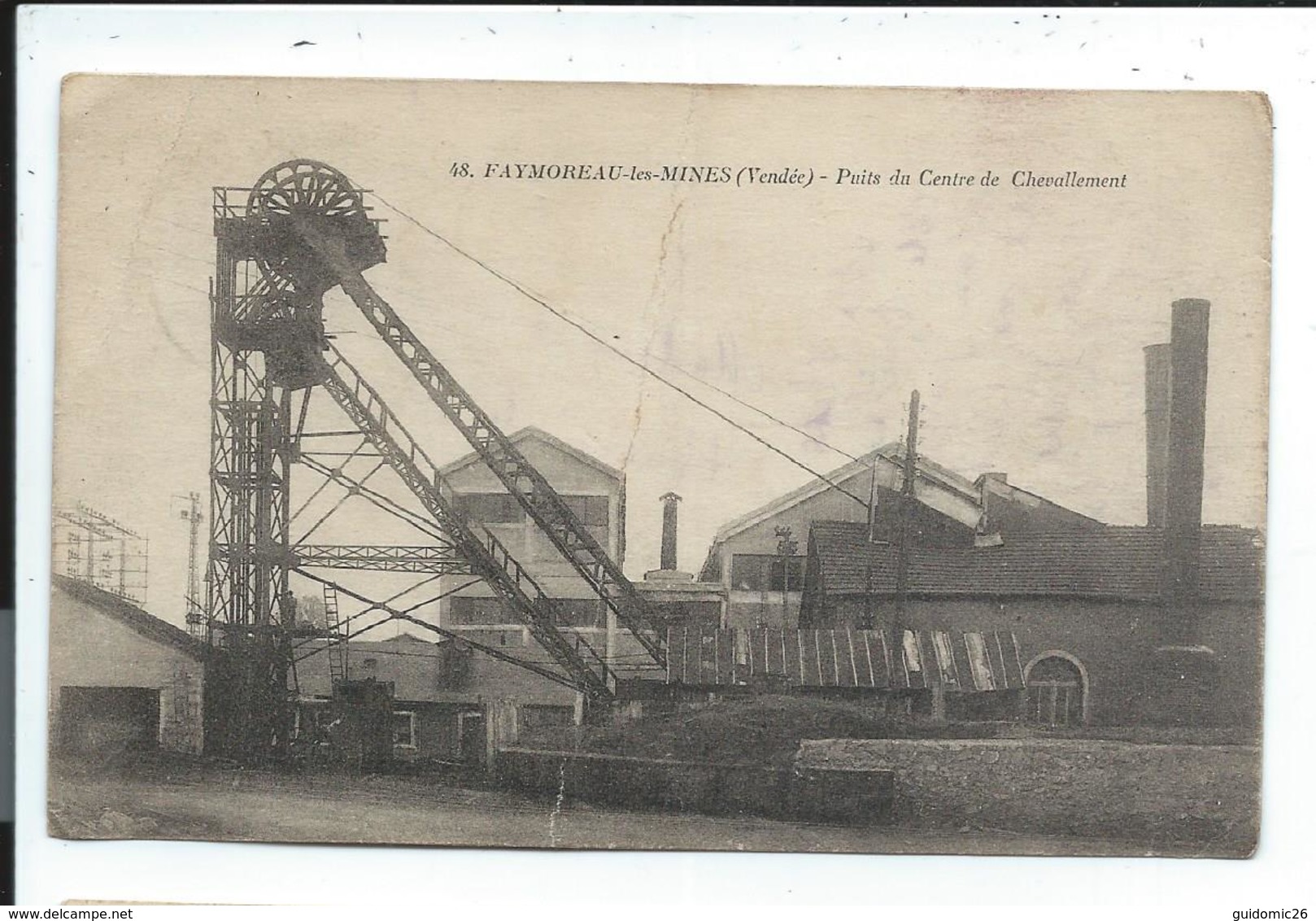 Faymoreau Les Mines , Puits Du Centre De Chevallement , Voir état - Autres & Non Classés