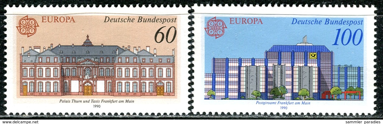 BRD - Mi 1461 / 1462 - ** Postfrisch (F) - 60-100Pf    CEPT 90 - Unused Stamps