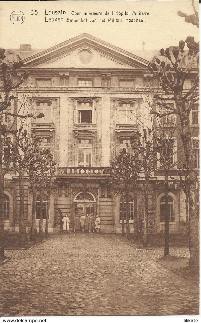 Leuven - Louvain - Cour Intérieure De L'Hôpital Militaire - Binnenhof Van Het Militair Hospitaal  (Uitg FLION Nr 65) - Leuven