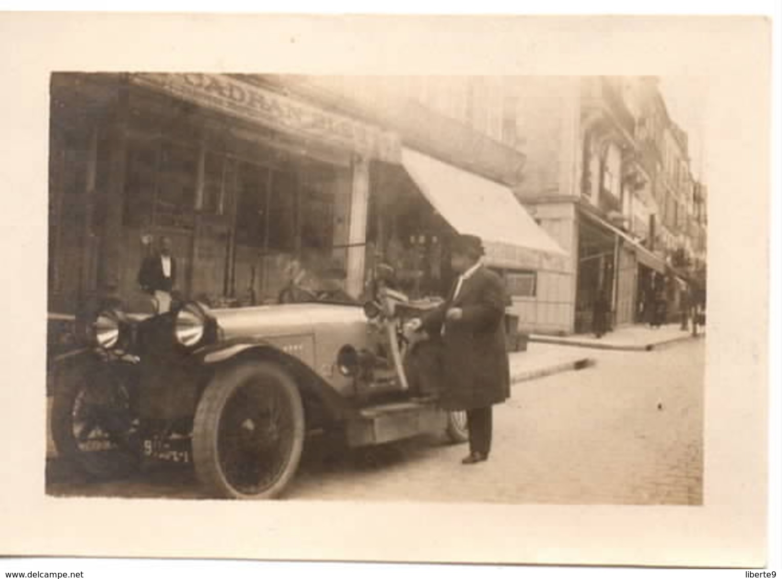 Automobile C.1920 - Photo Cadran Bleu Fontainebleau - Automobiles