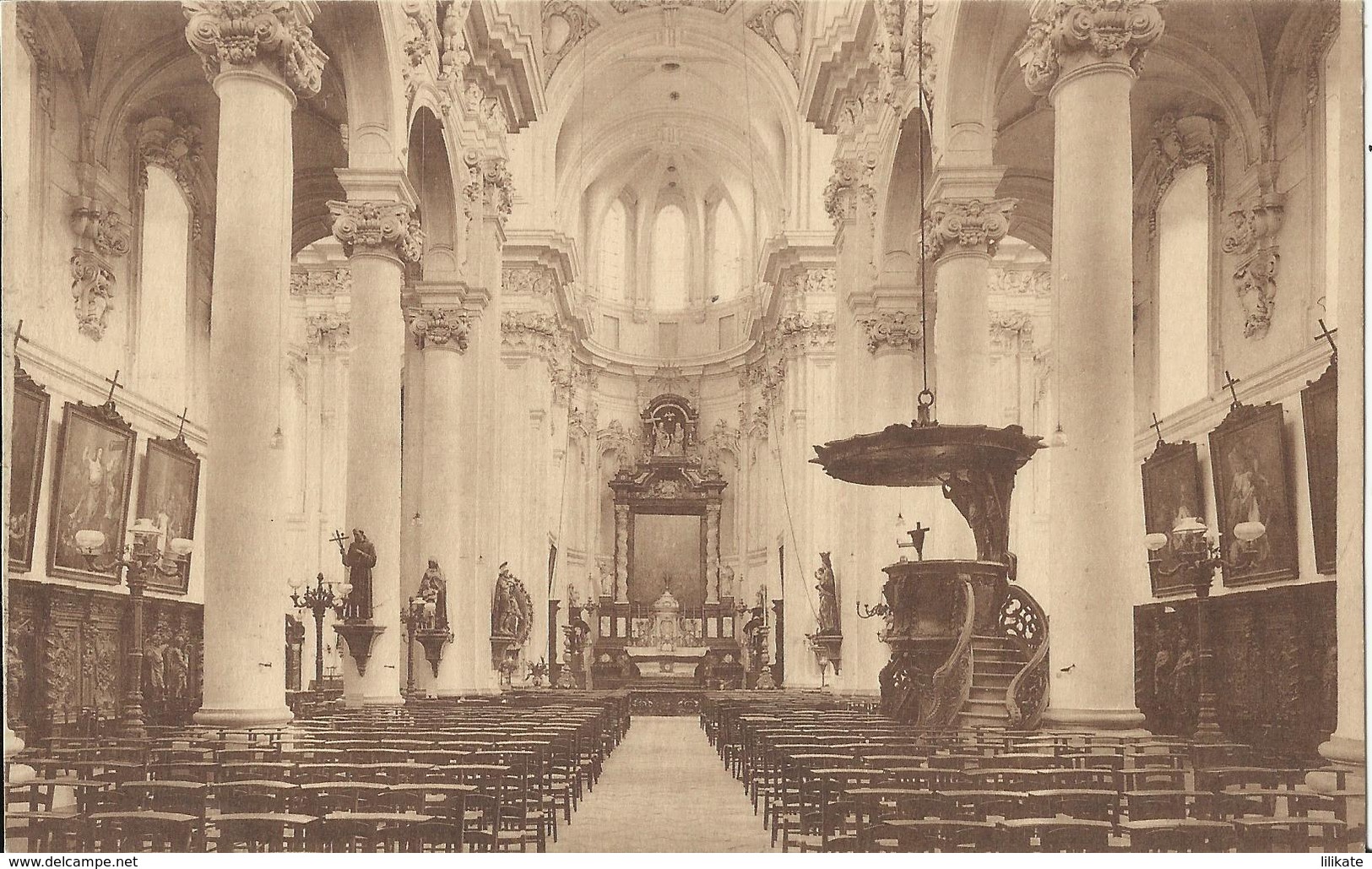 Leuven - Louvain -  Vue Intérieure De L'Eglise Saint-Michel - Binnenzicht Van St Michiel's Kerk (Uitg Flion Nr 99) - Leuven