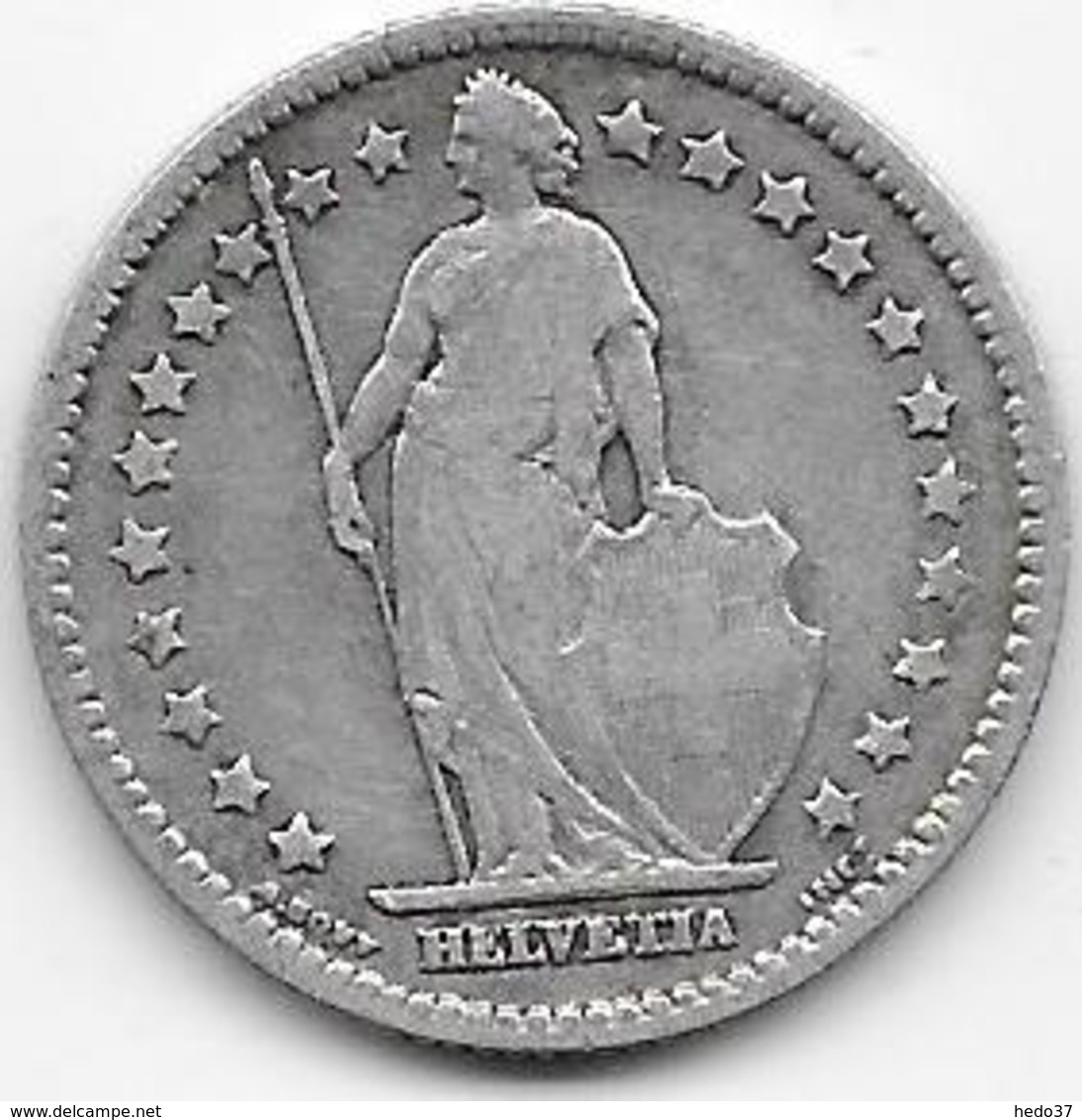 Suisse - 1 Franc - 1905 - Argent - Autres & Non Classés