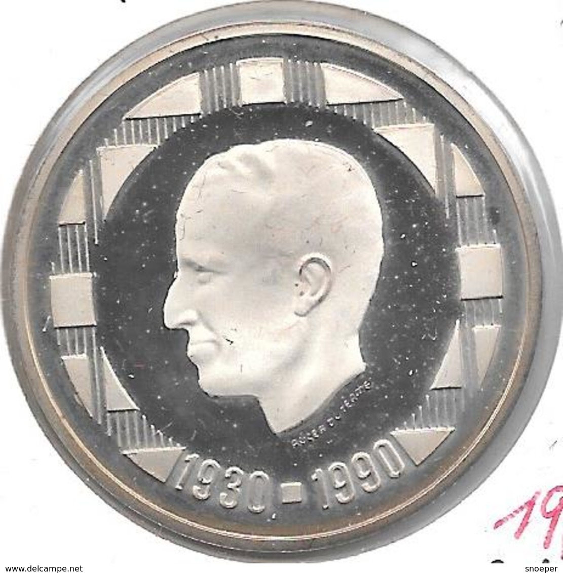 *belguim 500 Francs 1990 Dutch   QP /PROOF - 500 Francs