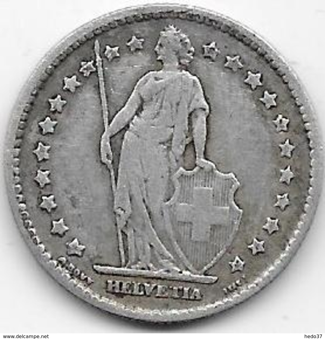 Suisse - 1 Franc - 1901B - Argent - Autres & Non Classés