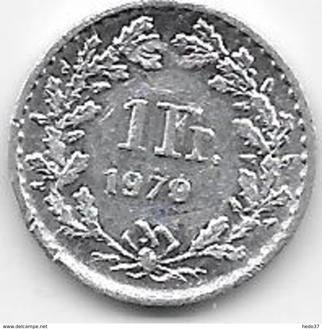 Suisse - 1 Franc - Aluminium 1979 - Diamètre 11 Mm - Autres & Non Classés