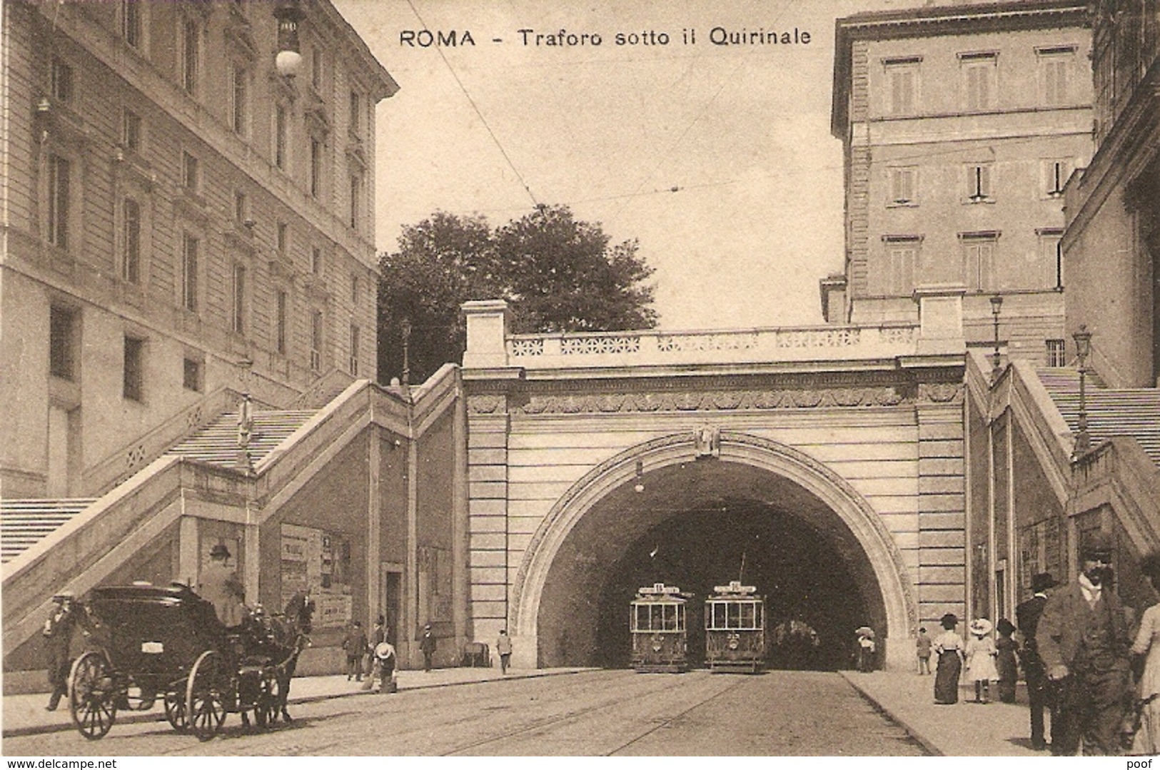 Roma : Traforo Sotto Il Quirinale ( Tram ) - Transports