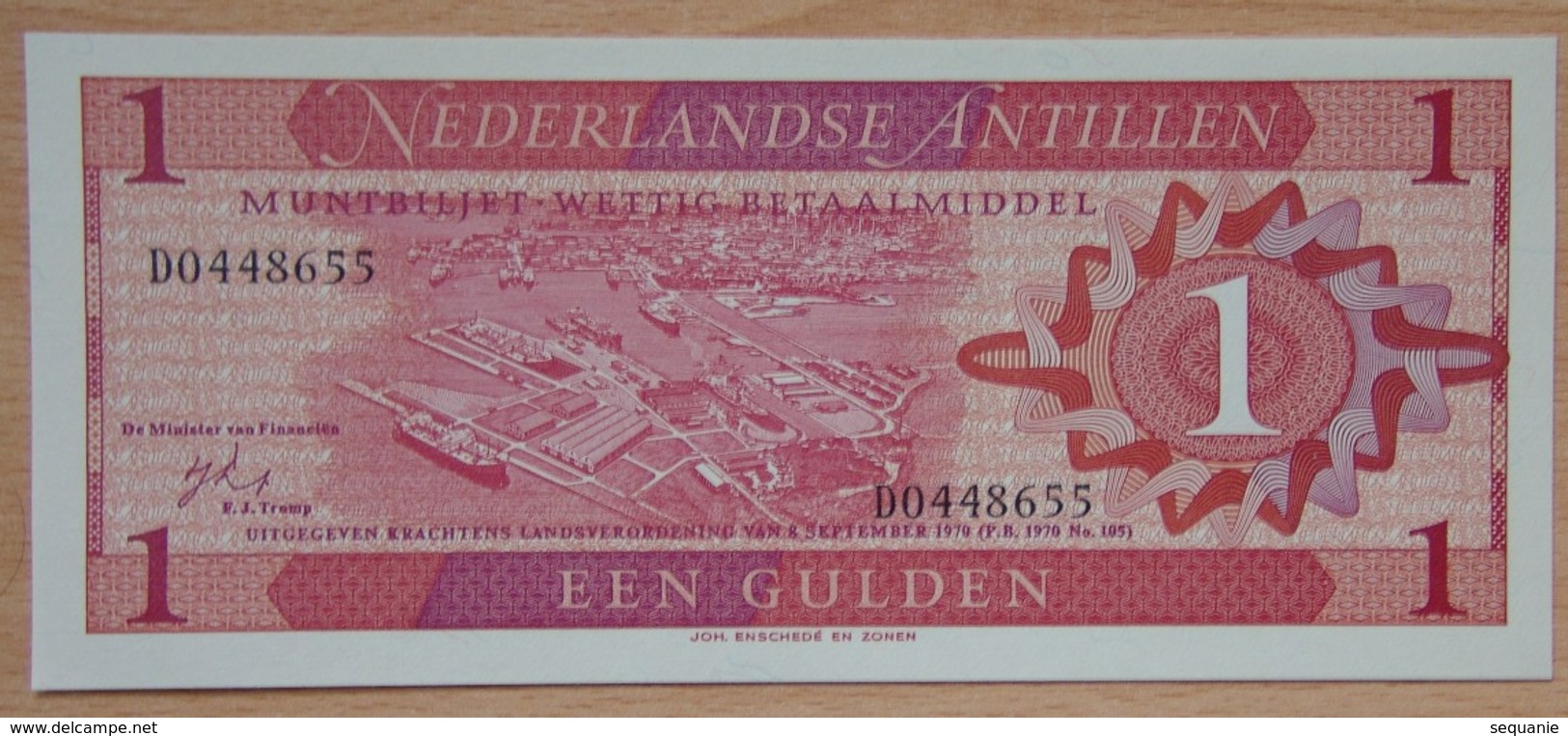 PAYS-BAS Antilles Néerlandaises 1 Gulden 08 Septembre 1970 - Nederlandse Antillen (...-1986)