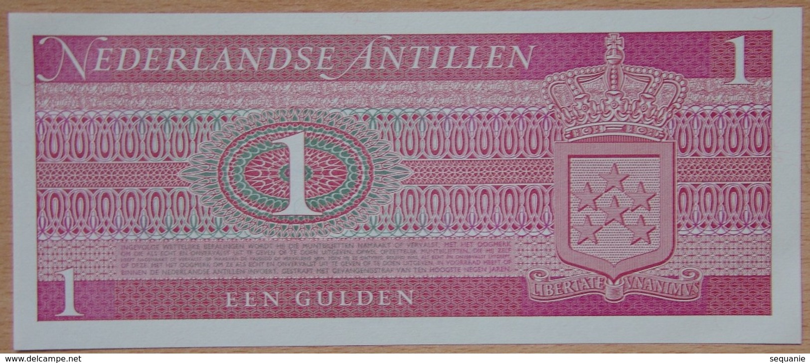 PAYS-BAS Antilles Néerlandaises 1 Gulden 08 Septembre 1970 - Antillas Neerlandesas (...-1986)