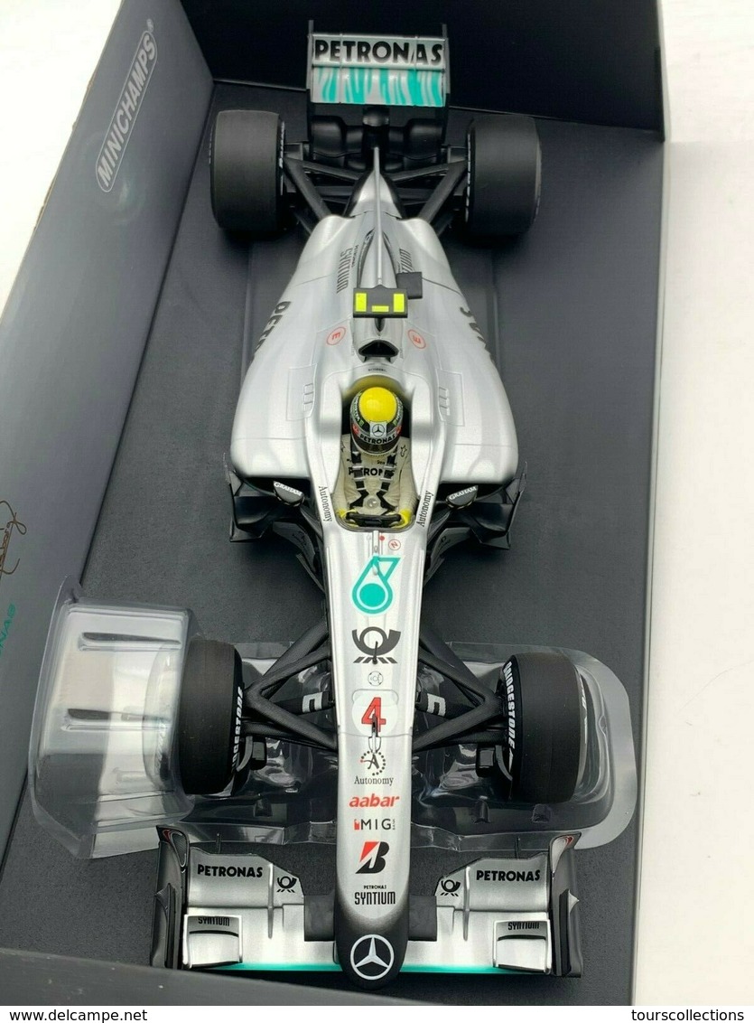 MINICHAMPS MERCEDES F1  #4 Mgp W01 NICO ROSBERG 2010 1:18 Scale 110 100004 F1 Formule 1 Au 1/18 Neuve En Boite - Minichamps