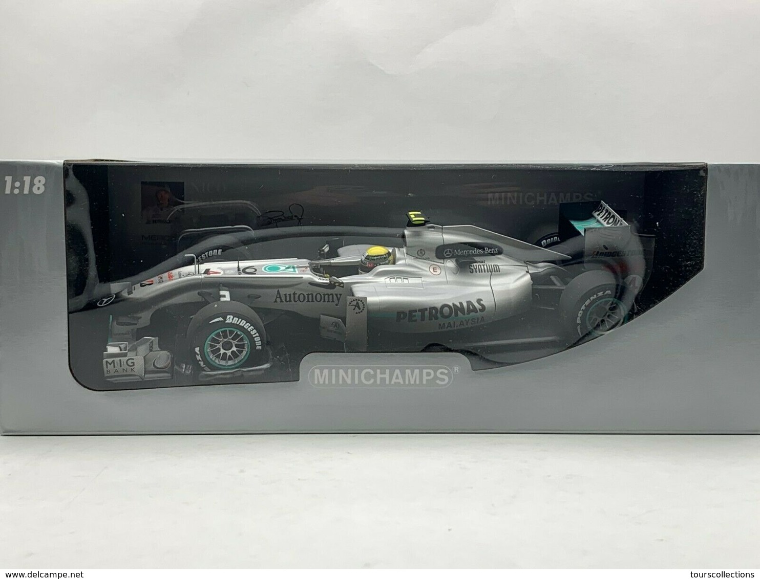 MINICHAMPS MERCEDES F1  #4 Mgp W01 NICO ROSBERG 2010 1:18 Scale 110 100004 F1 Formule 1 Au 1/18 Neuve En Boite - Minichamps