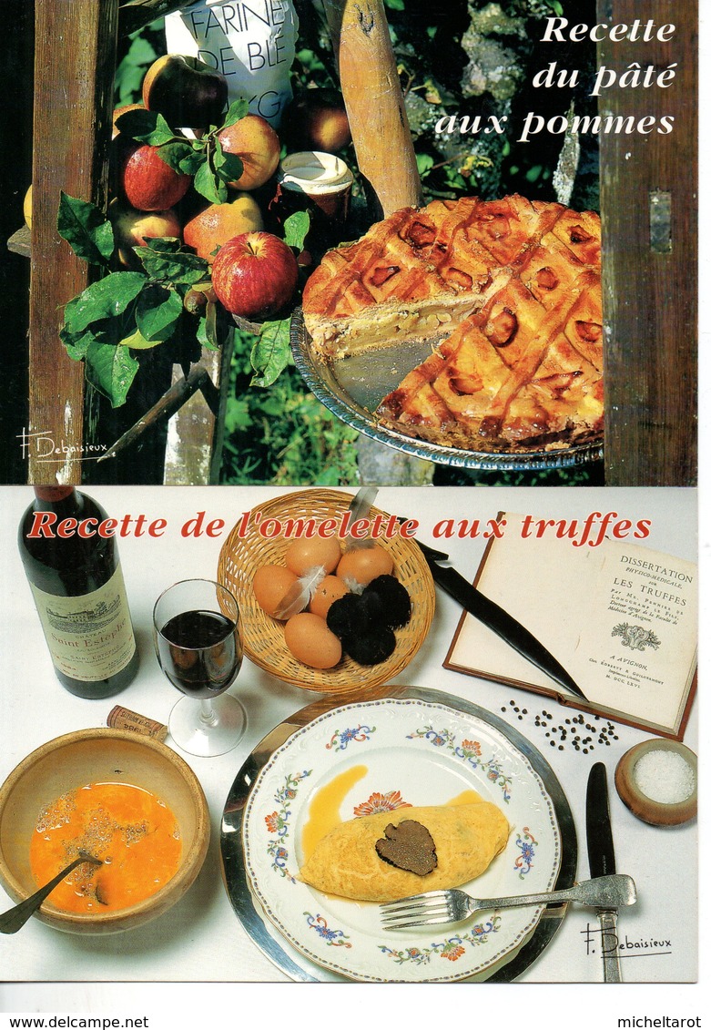 Recettes De Cuisine : Lot De 10 Cartes Neuves  De Plats Régionaux Editions Debaisieux - Recettes (cuisine)