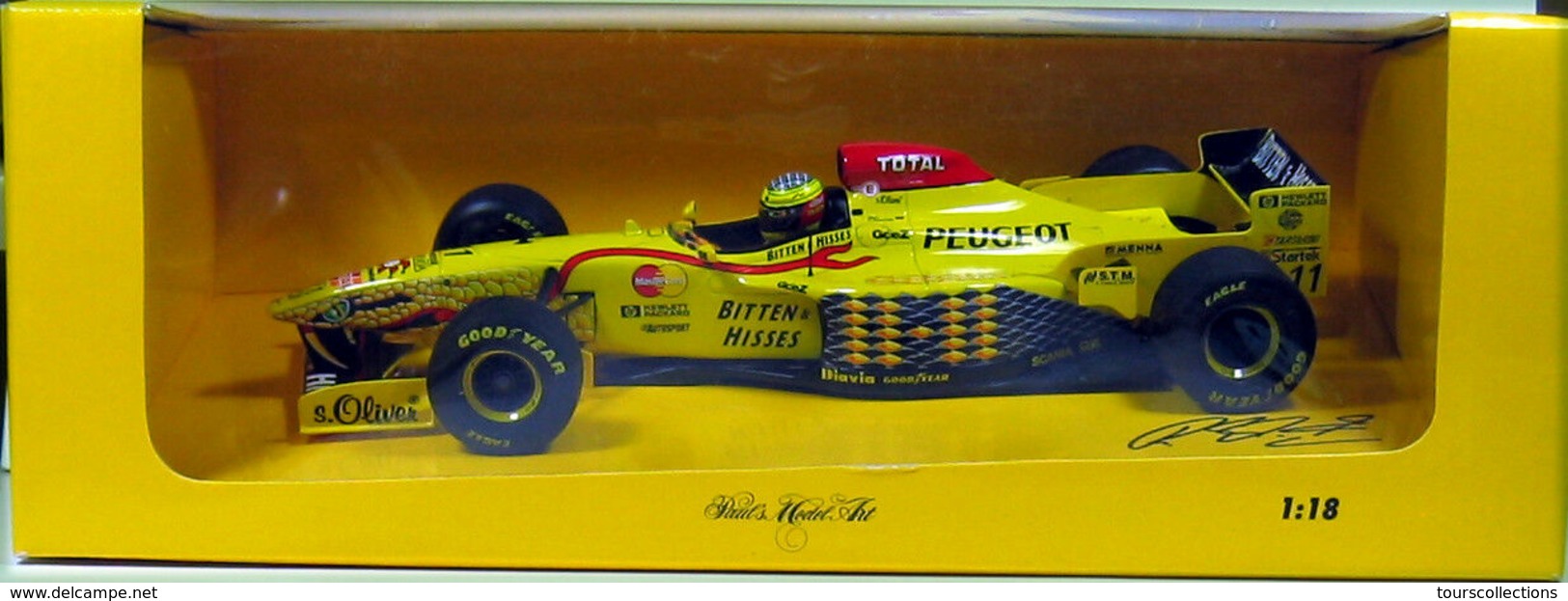 MINICHAMPS JORDAN PEUGEOT EJR 197 Ralf Schumacher PAUL'S MODEL ART 1:18 F1 Formule 1 Au 1/18 Neuve En Boite - Minichamps