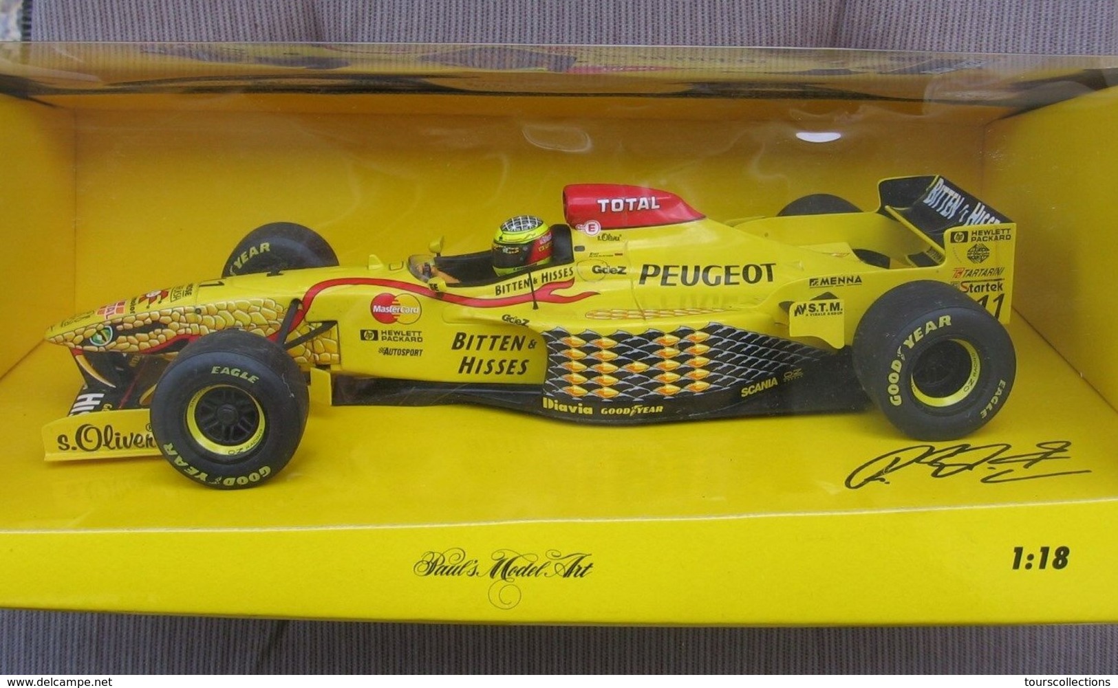 MINICHAMPS JORDAN PEUGEOT EJR 197 Ralf Schumacher PAUL'S MODEL ART 1:18 F1 Formule 1 au 1/18 Neuve en boite