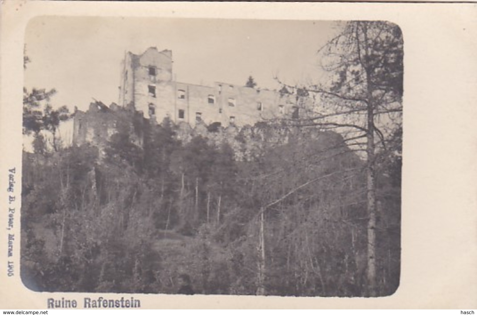 4811202Ruine Rafenstein. (Verlag B. Peter, Meran 1905.) - Bolzano (Bozen)