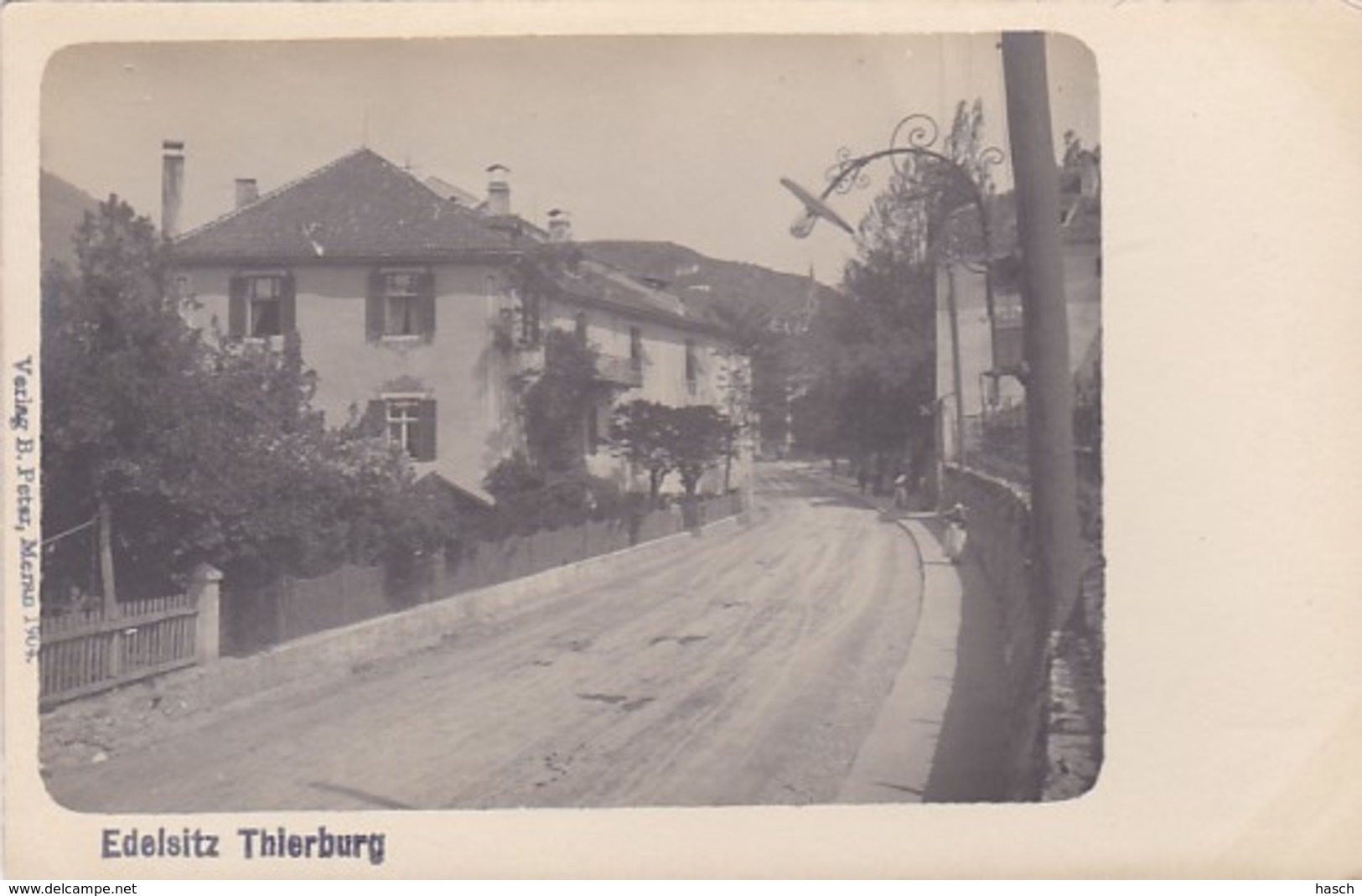 4811211Edelsitz Thierburg, (Verlag B. Peter, Meran 1904.) - Autres & Non Classés