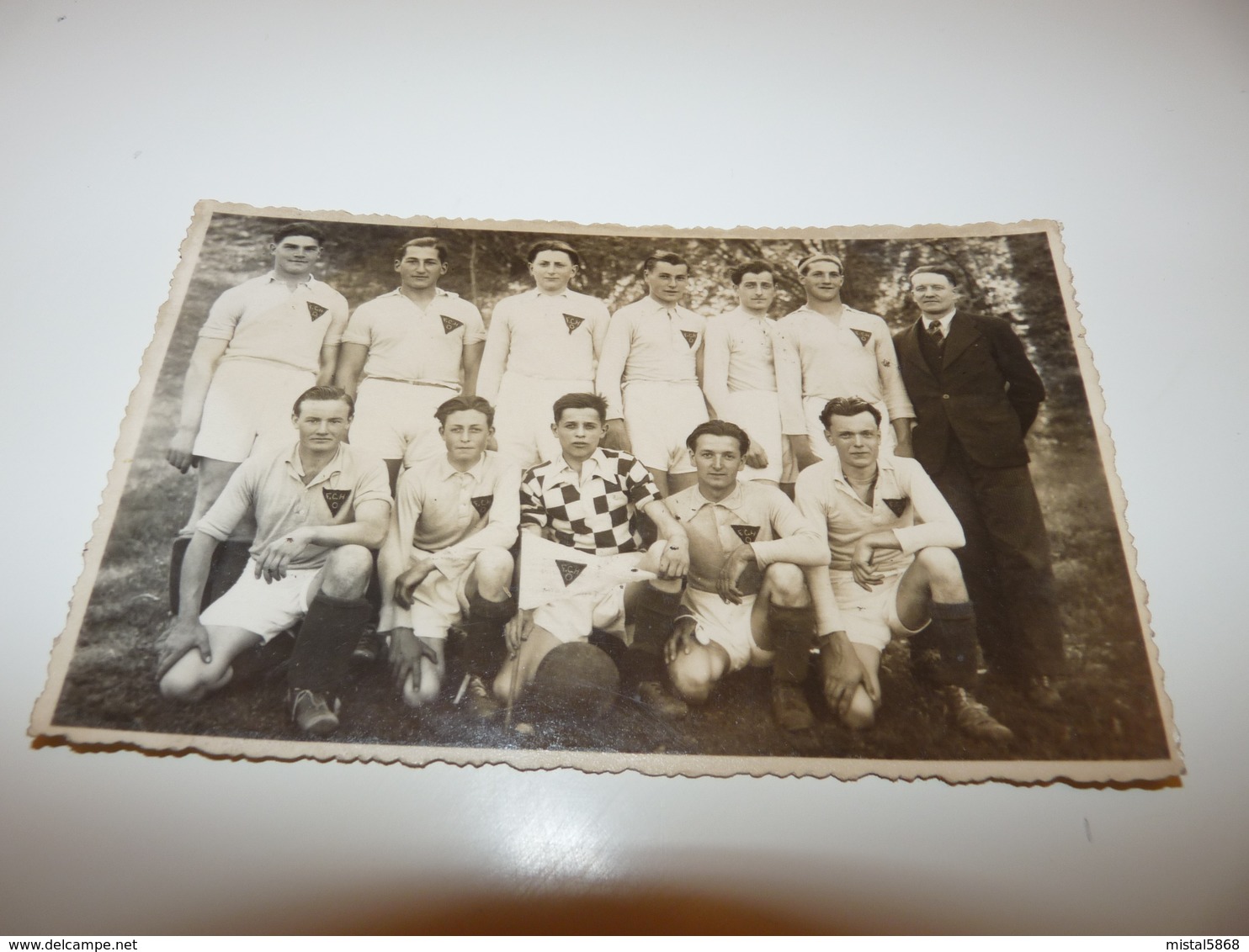 DROME HAUTERIVES CARTE PHOTO RARE L'EQUIPE DE RUGBY EN 1946 - Hauterives