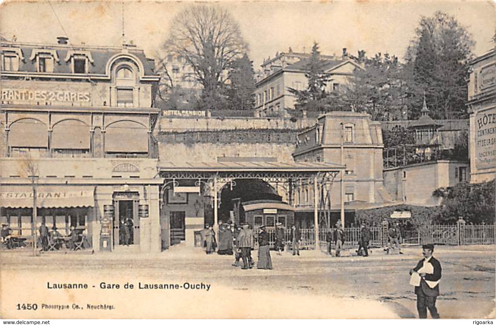 LAUSANNE.- GARE DE LAUSANNE-OUCHY - Lausanne