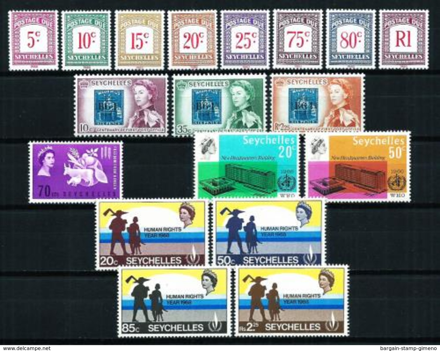 Seychelles LOTE (20 Series) Nuevo Cat.51,70€ - Seychellen (1976-...)