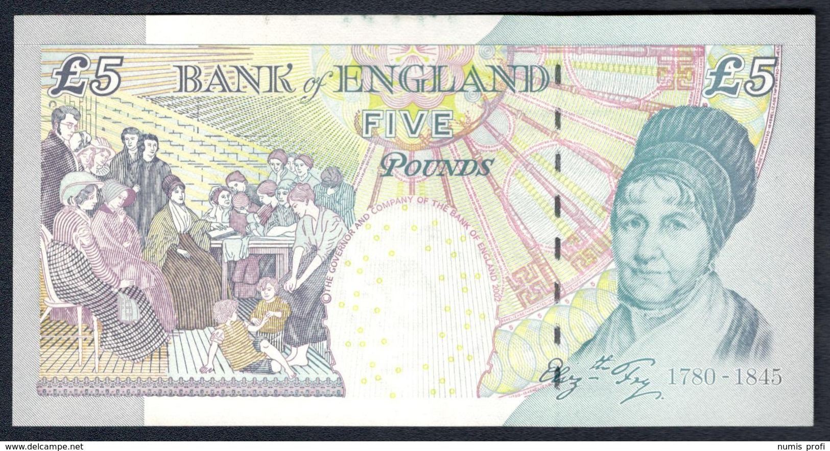England - 5 Pounds 2002 - P.391d - 5 Pounds