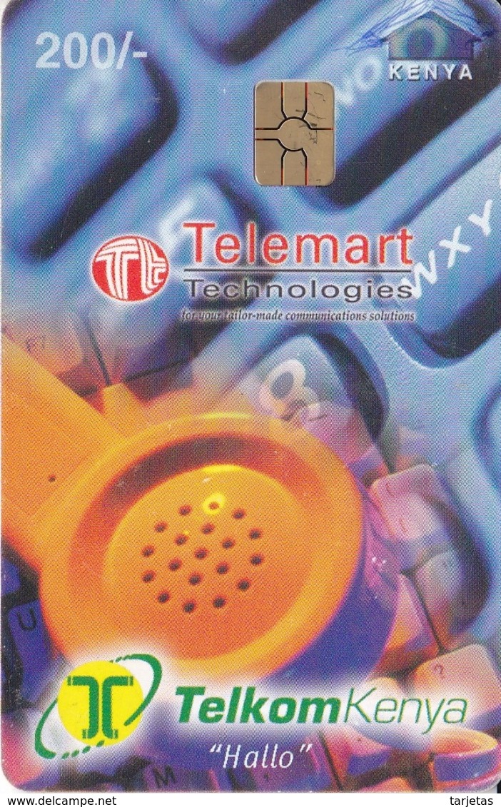 TARJETA DE KENIA DE TELEMART DE KSH 200  DATE 31/12/2000 - Kenia