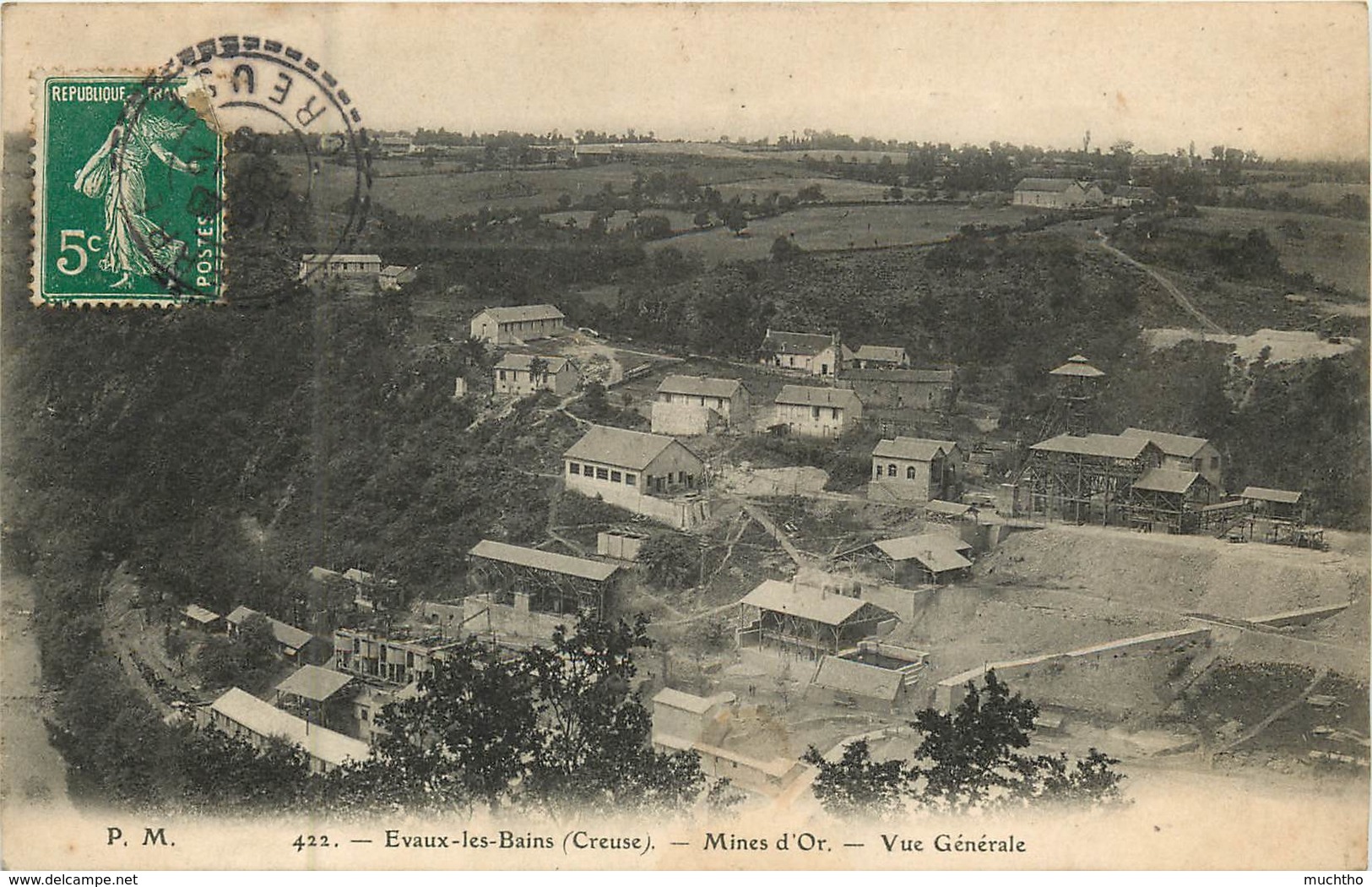 Dep - 23 - LE CHATELET EVAUX LES BAINS Mines D'or Vue Générale - Autres & Non Classés