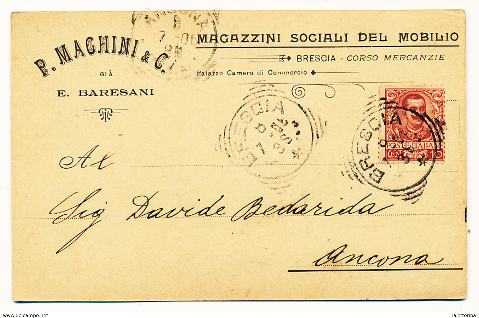 1902 BRESCIA 3 CARTOLINE PUBBLCITARIE - Poststempel