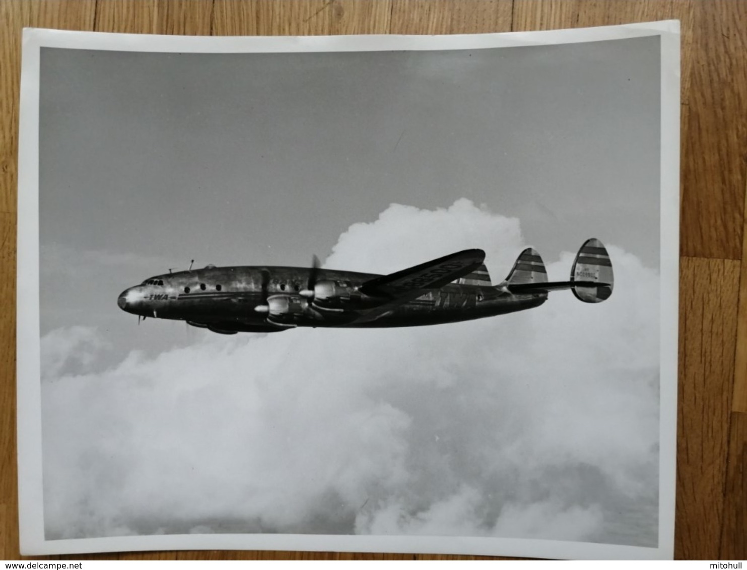 TWA Lockheed L-049 Constellation / Airline Original-photo - 1946-....: Ere Moderne
