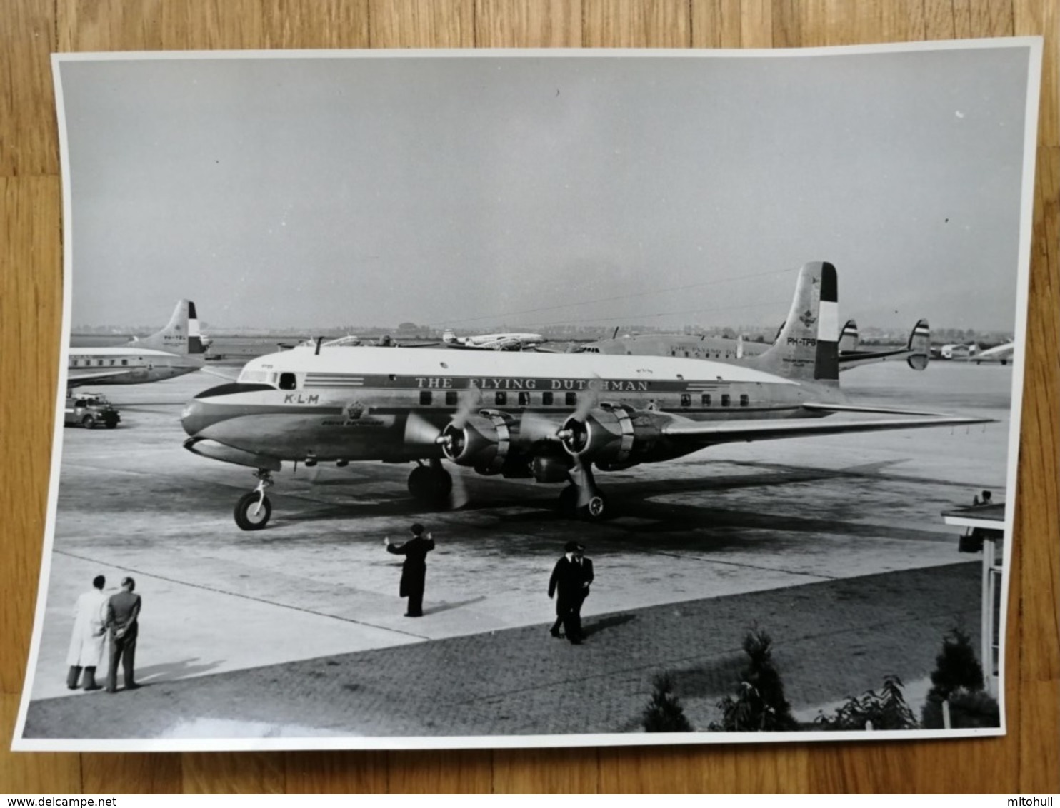 KLM Douglas DC-6 / 2 Airline Original-photos - 1946-....: Ere Moderne