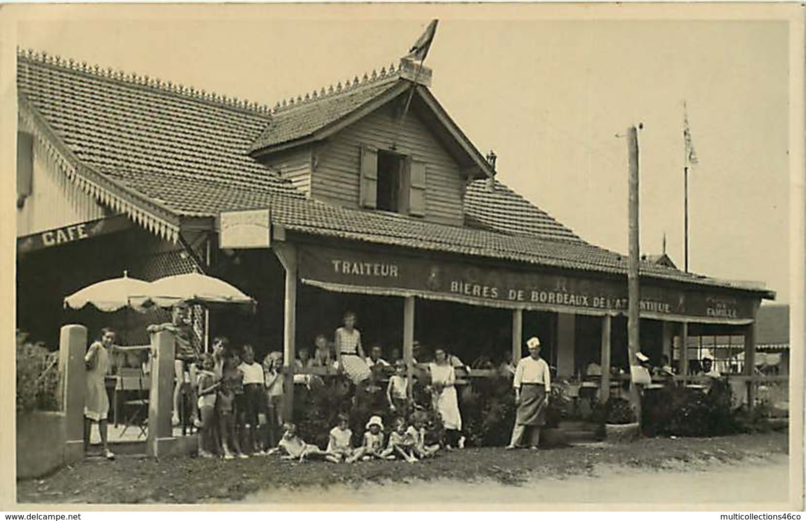 280120A - CARTE PHOTO COMMERCE - PENSION RICHELIEU Bière De Bordeaux De L'Atlantique - 17 CHATELAILLON ? - Autres & Non Classés