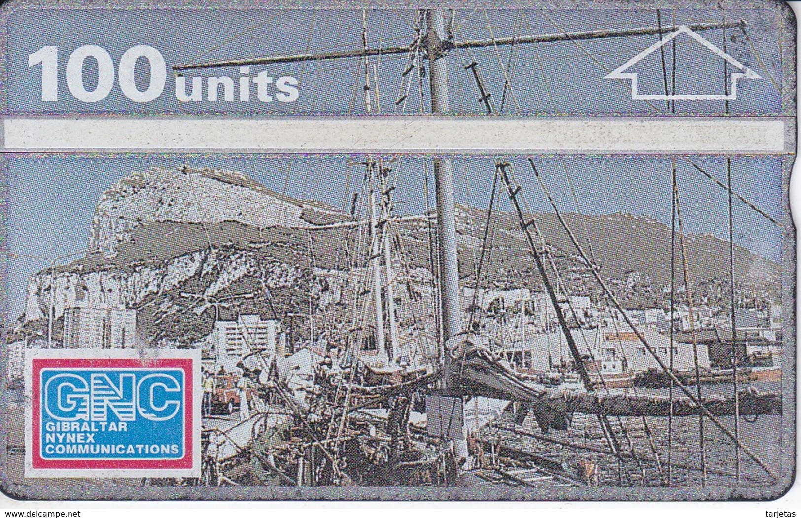 Nº 7a TARJETA DE GIBRALTAR DE MARINA BAY DE 100 UNITS  NUEVA-MINT - Gibraltar