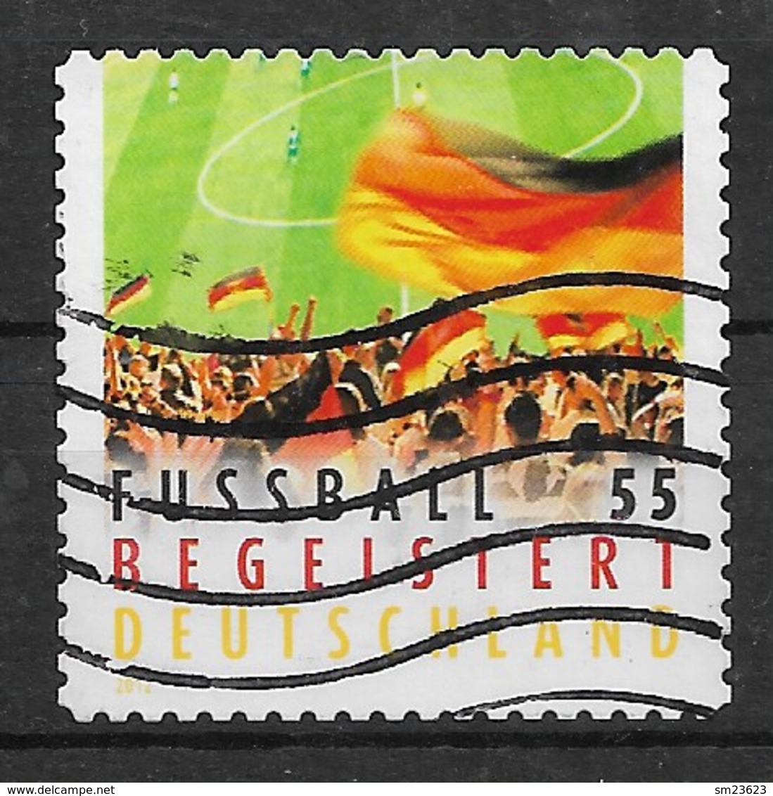 BRD 2012  Mi.Nr. 2936 , Fussball Begeistert - Selbstkklebend / Self-adhesive - Gestempelt / Fine Used / (o) - Gebraucht