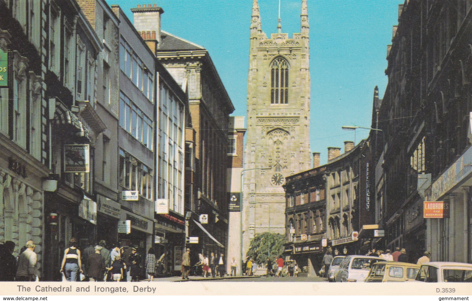 DERBY - THE CATHEDRAL AND IRONGATE - Derbyshire