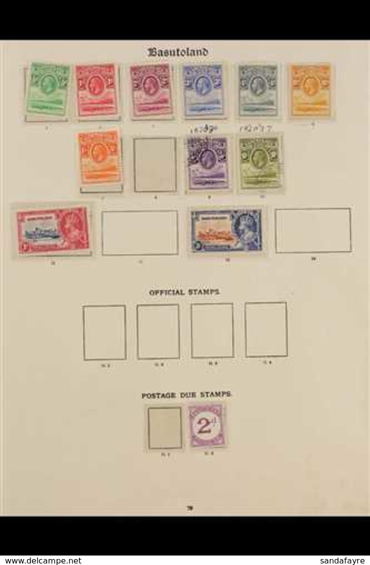 BRITISH AFRICA  Interesting Balance Of A Valuable Collection On "Imperial" Pages With Many Scarce And Better Stamps Incl - Altri & Non Classificati