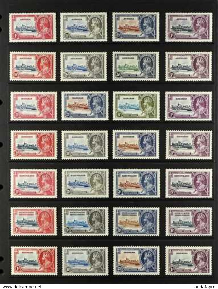 1935 KING GEORGE V SILVER JUBILEE.  A VERY FINE MINT COLLECTION Of Silver Jubilee Sets Presented On Protective Stock Pag - Altri & Non Classificati